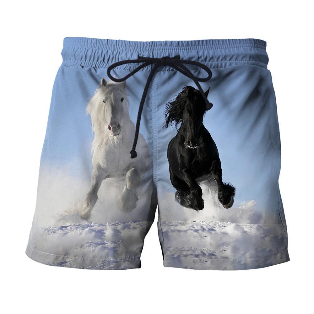 3D All Over Printed Horse Shirts And Shorts - Amaze Style™-Apparel