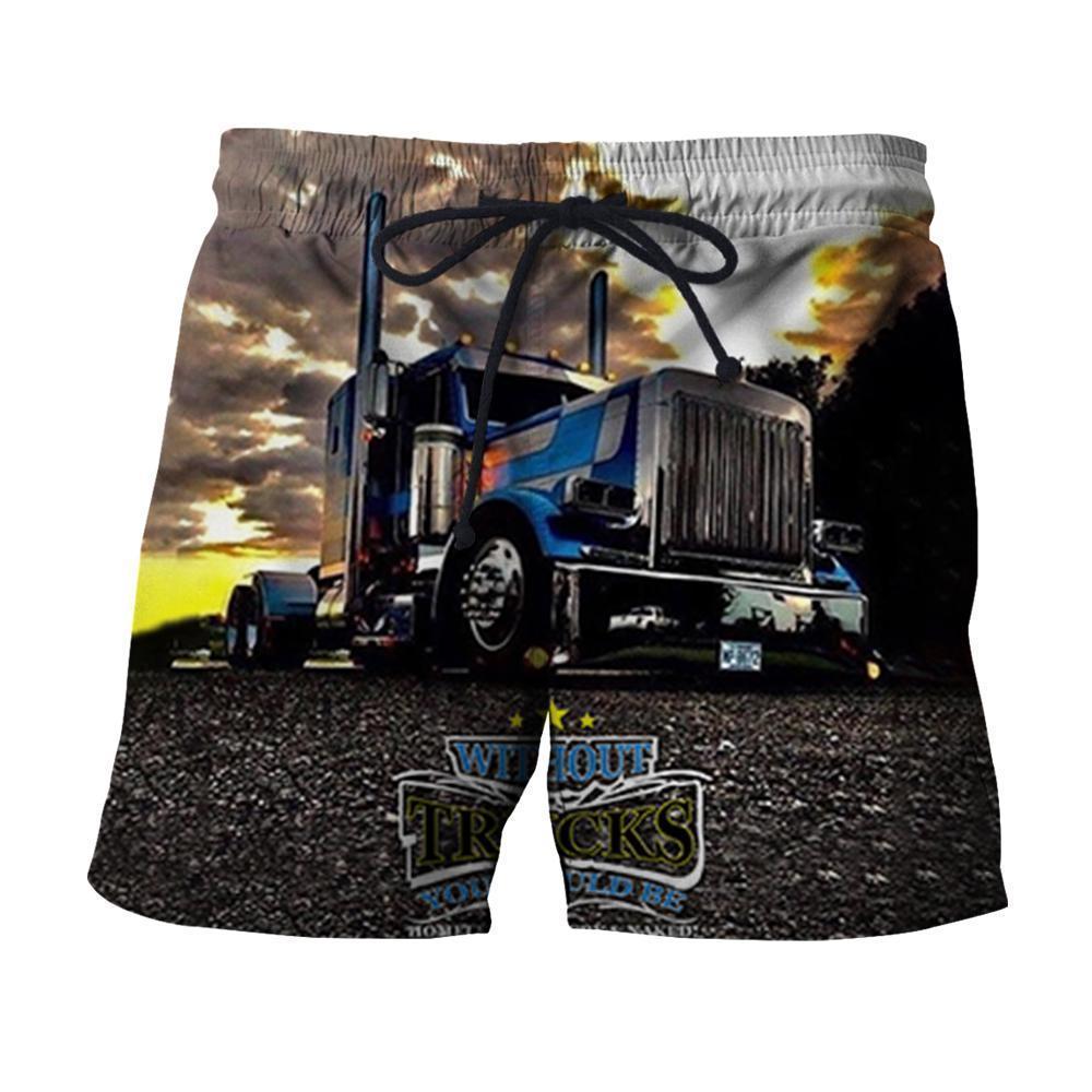3D All Over Printed Truck Shirts And Shorts - Amaze Style™-Apparel