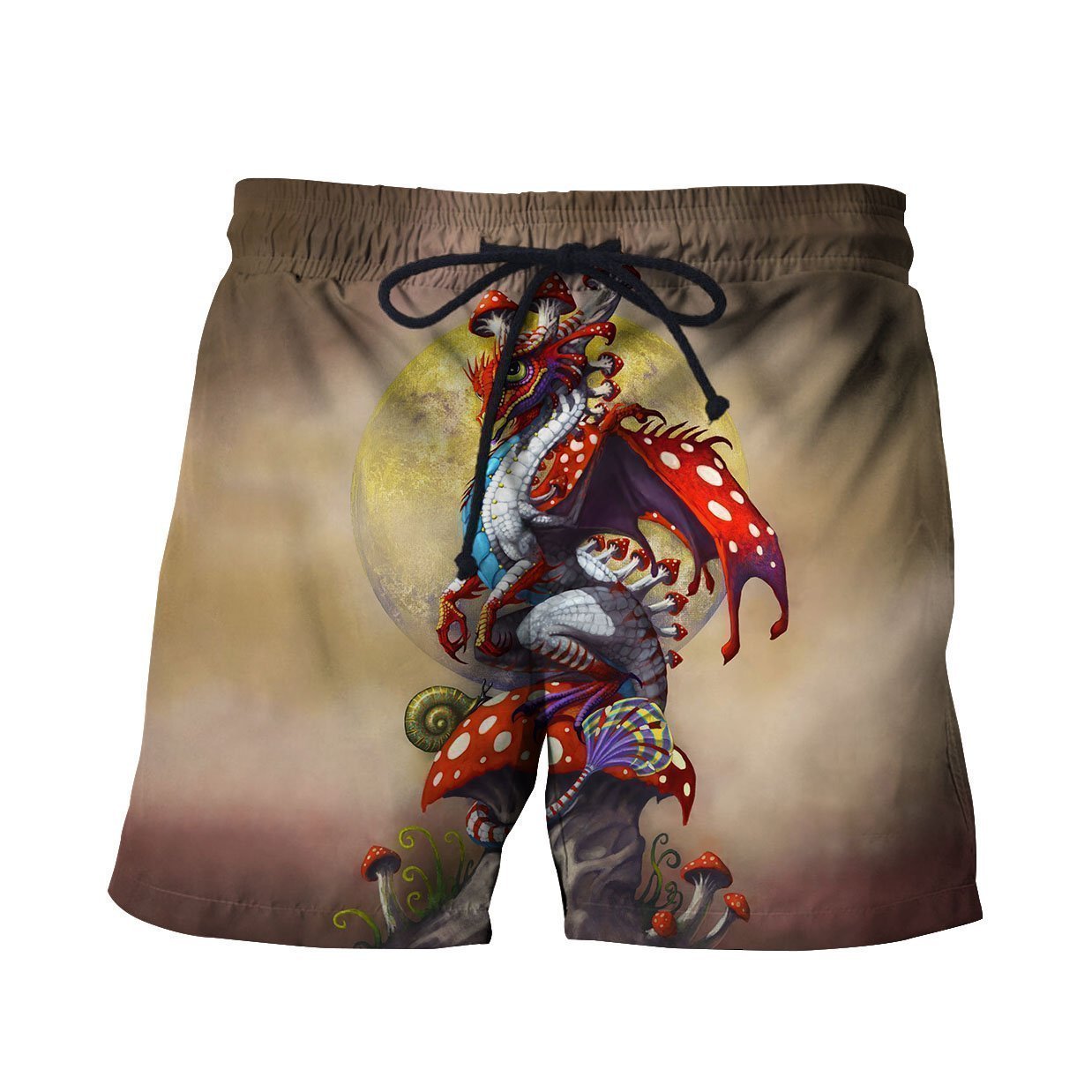 3D ALL OVER PRINTED MUSHROOM DRAGON SHIRTS-Apparel-6teenth World-SHORTS-S-Vibe Cosy™