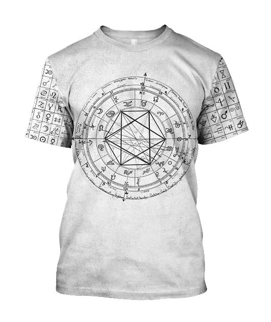 Alchemy Birth Chart 3D All Over Printed Shirts Hoodie JJ160302 - Amaze Style™-Apparel