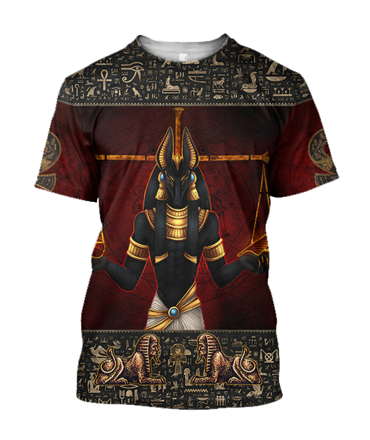 Anubis Ancient Egyptian 3D All Over Printed Shirts For Men And Women JJ26062004