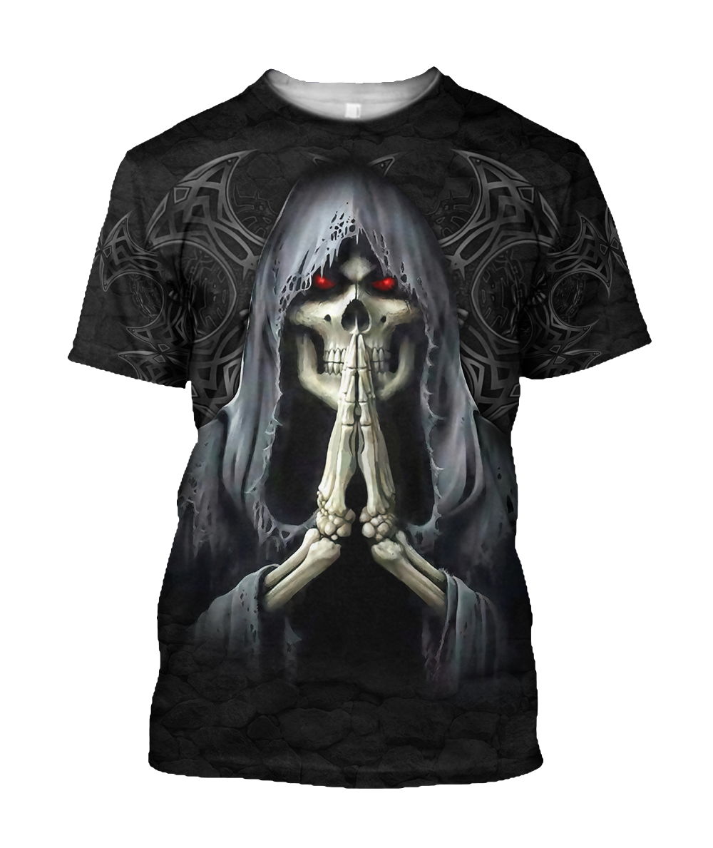 April Guy Skull 3D All Over Printed Unisex Hoodie