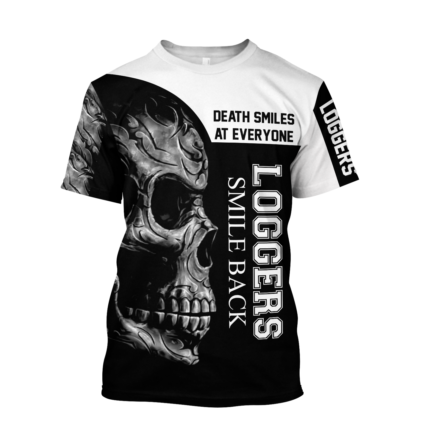 3D Logger Dead Skull Unisex Shirts
