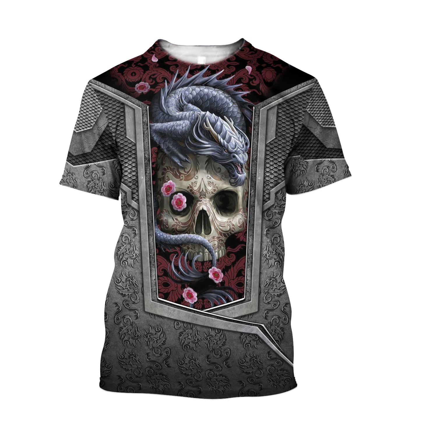 3D Tattoo and Dungeon Dragon Hoodie HAC020110-Apparel-NM-T-shirt-S-Vibe Cosy™