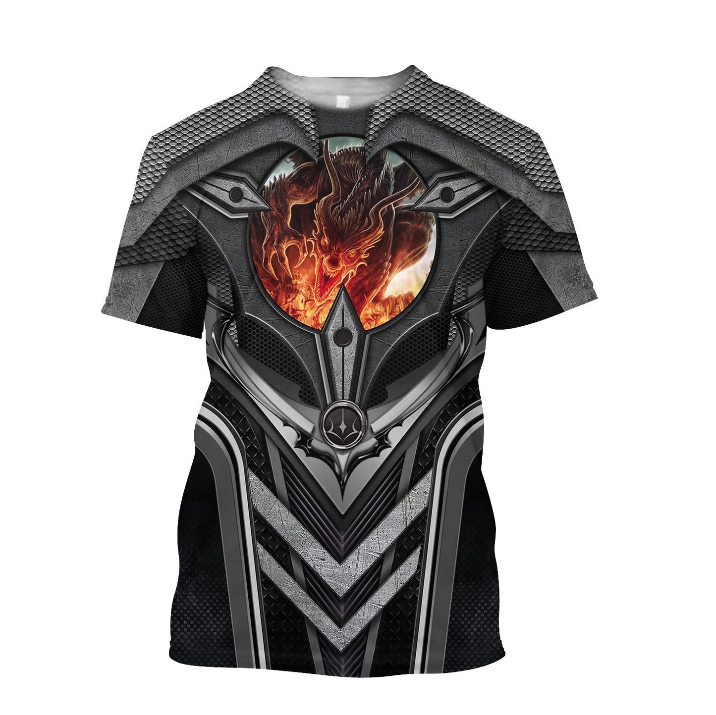 3D Tattoo and Dungeon Dragon Hoodie HAC101201-Apparel-NM-T-shirt-S-Vibe Cosy™