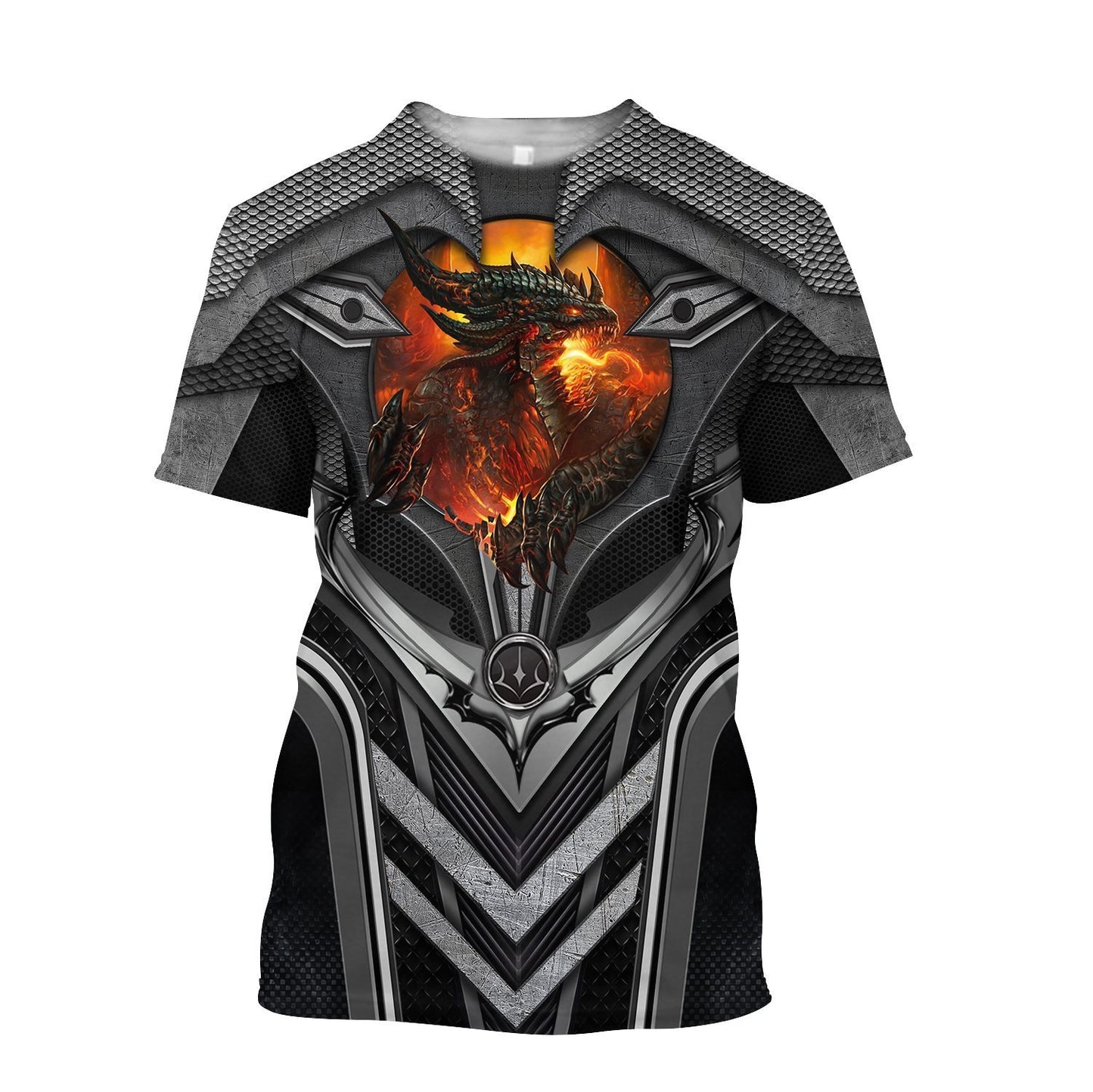 3D Tattoo and Dungeon Dragon Hoodie HAC101202-Apparel-NM-T-shirt-S-Vibe Cosy™