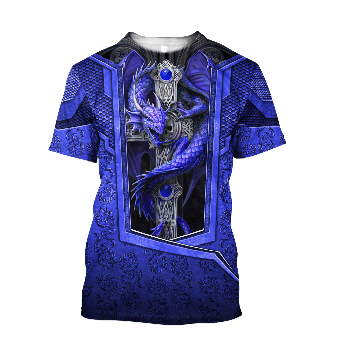 3D Tattoo and Dungeon Dragon Hoodie HAC301202-Apparel-NM-T-shirt-S-Vibe Cosy™