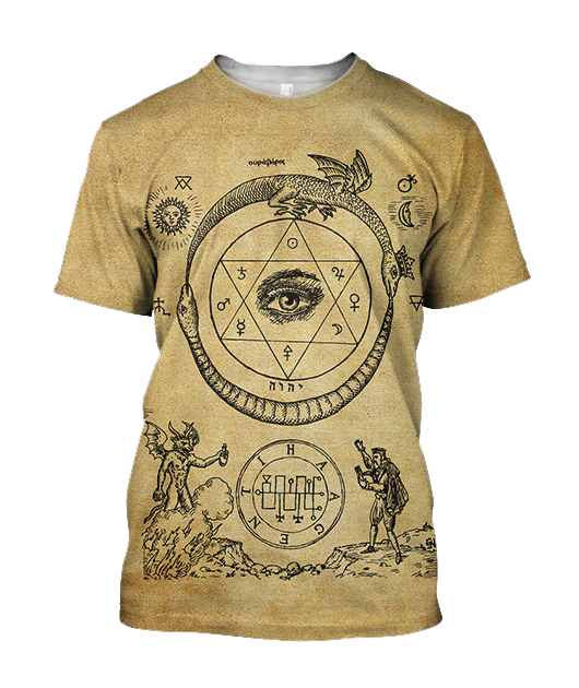 Alchemy 3D All Over Printed Shirts Hoodie JJ140102-Apparel-MP-T-Shirt-S-Vibe Cosy™