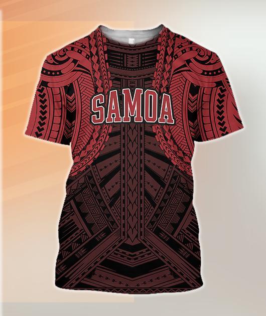 American Samoa Spirit Hoodie (Red) PL - Amaze Style™-Apparel