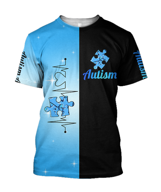 3D All Over Printed Shirts Autism Awareness JJ080201 - Amaze Style™-Apparel