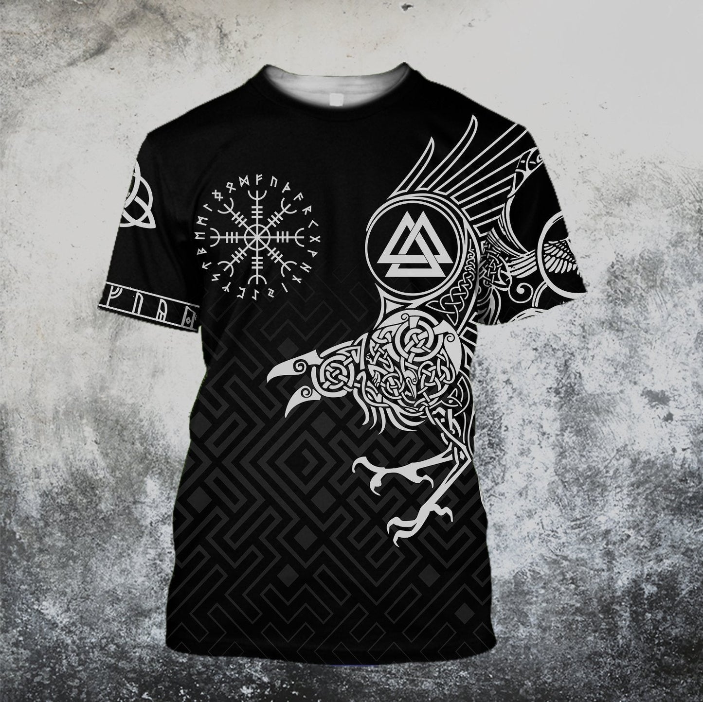 Vikings - The Raven of Odin Tattoo Special Hoodie - Amaze Style™-Apparel