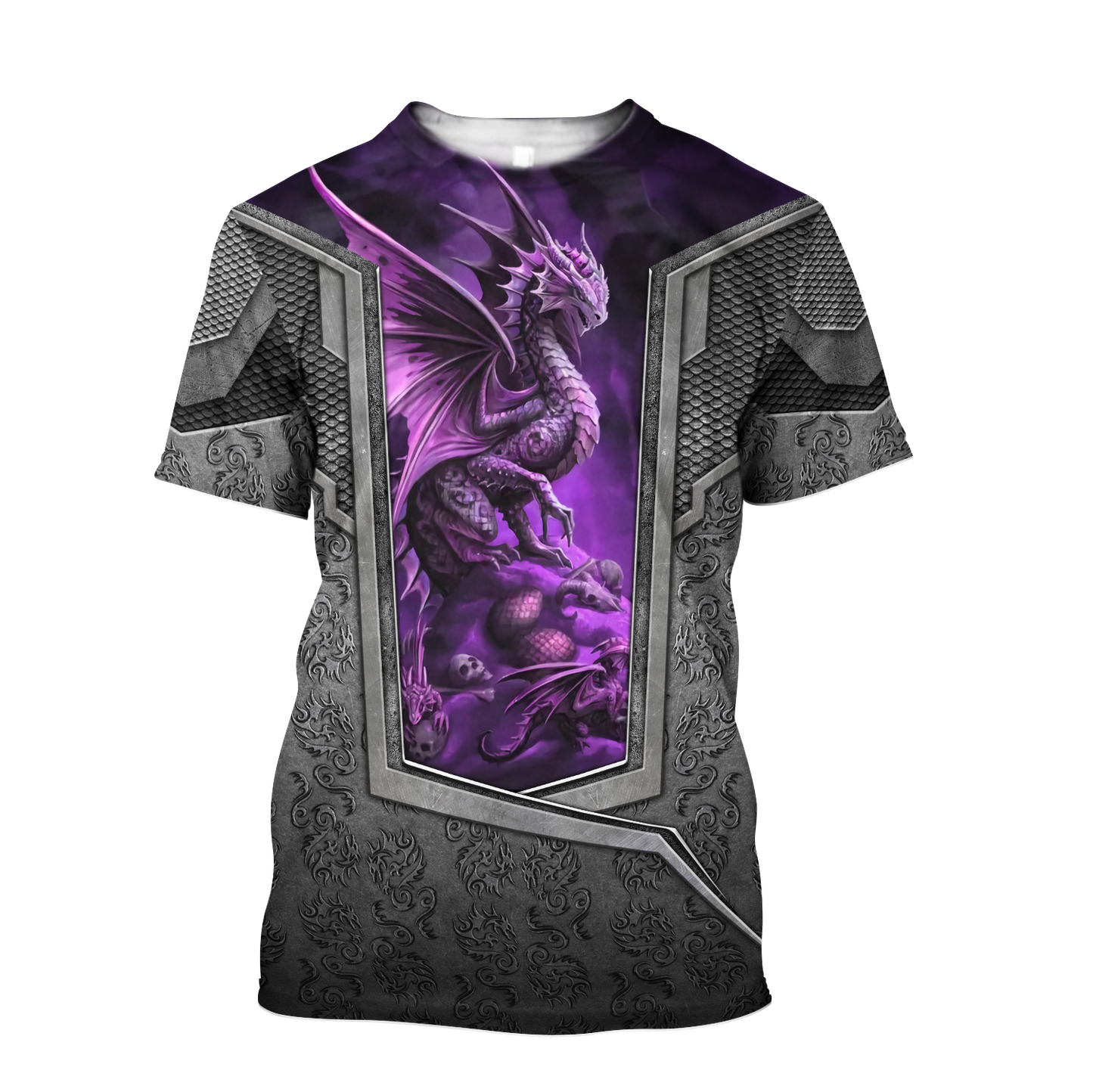 3D Tattoo and Dungeon Dragon Hoodie HAC020111-Apparel-NM-T-shirt-S-Vibe Cosy™