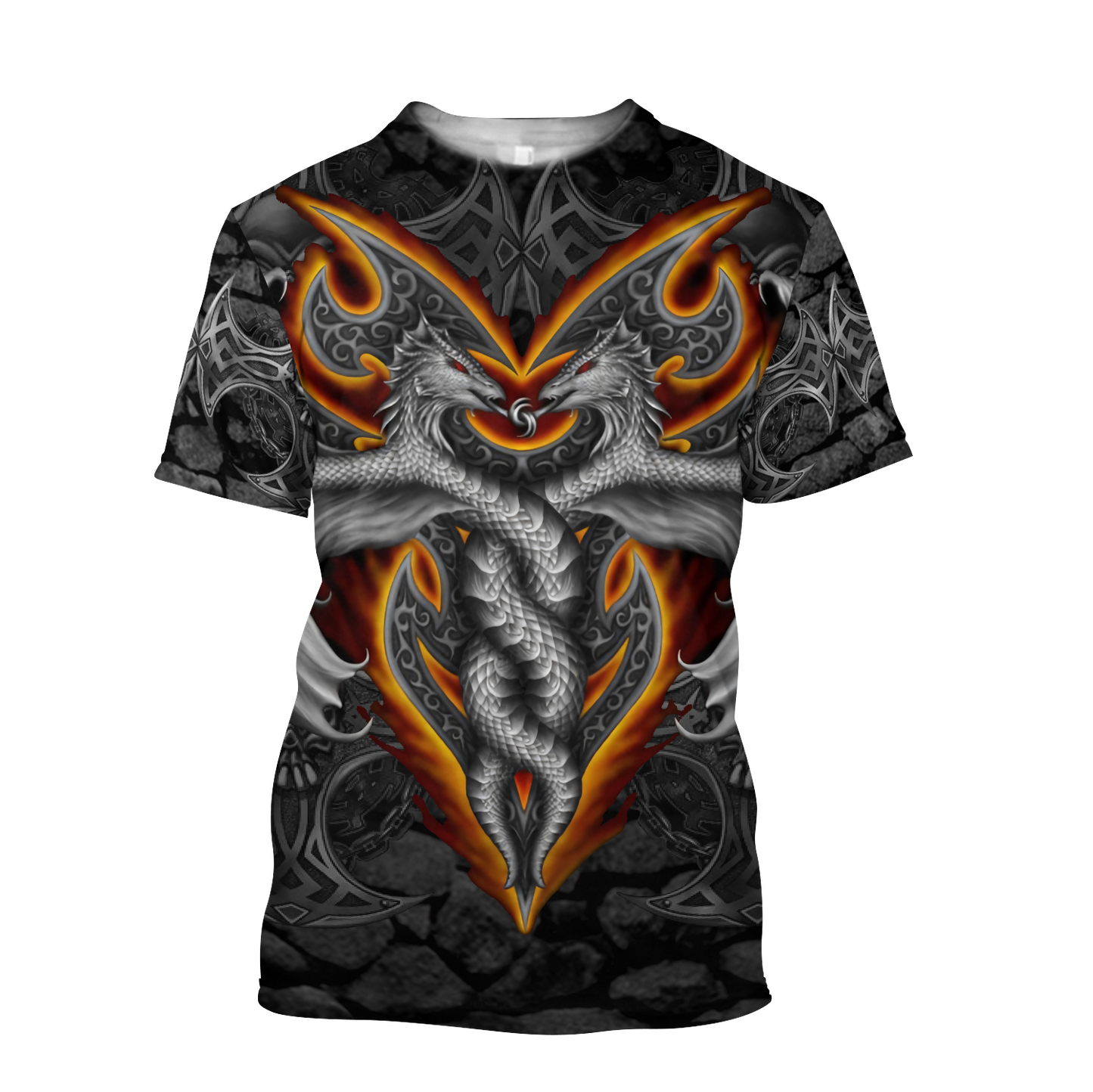 Armor Tattoo and Dungeon Dragon 3D All Over Printed Shirts For Men and Women DQB08172007