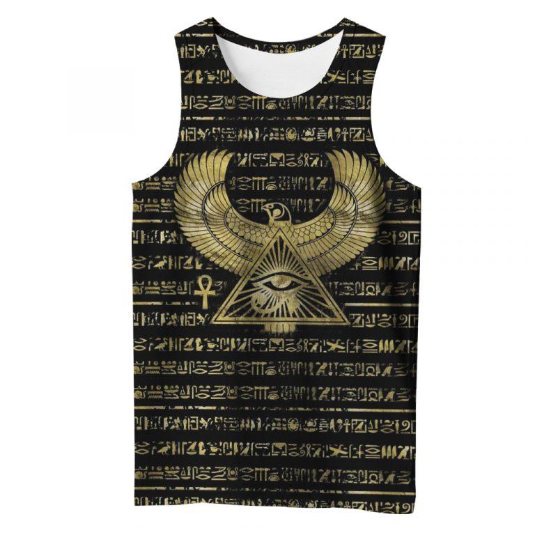 3D Printed Egyptian Eye of Horus and Hieroglyphs Clothes - Amaze Style™-Apparel