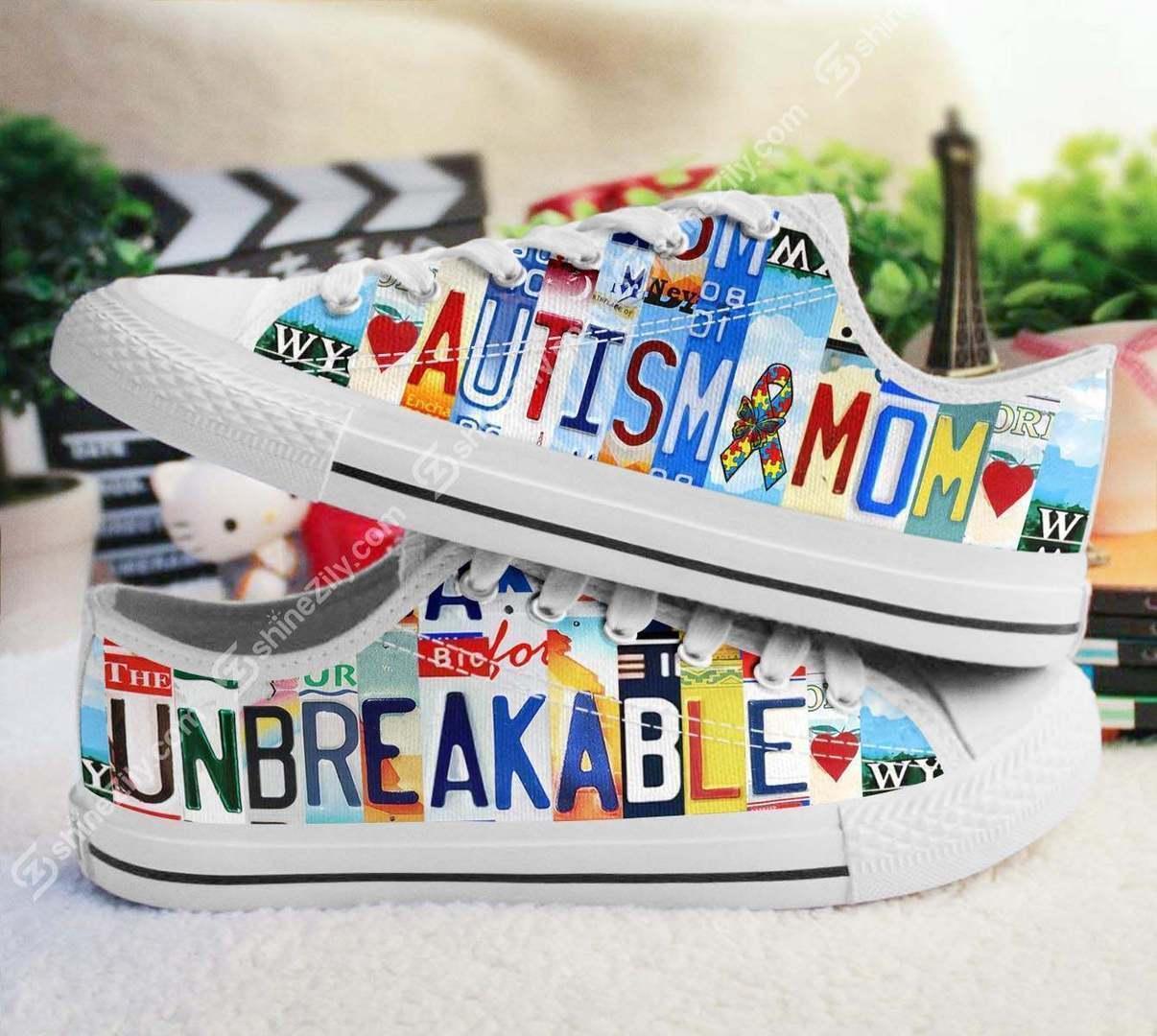 Autism Mom Unbreakable Low Top Shoes TA031315 - Amaze Style™-