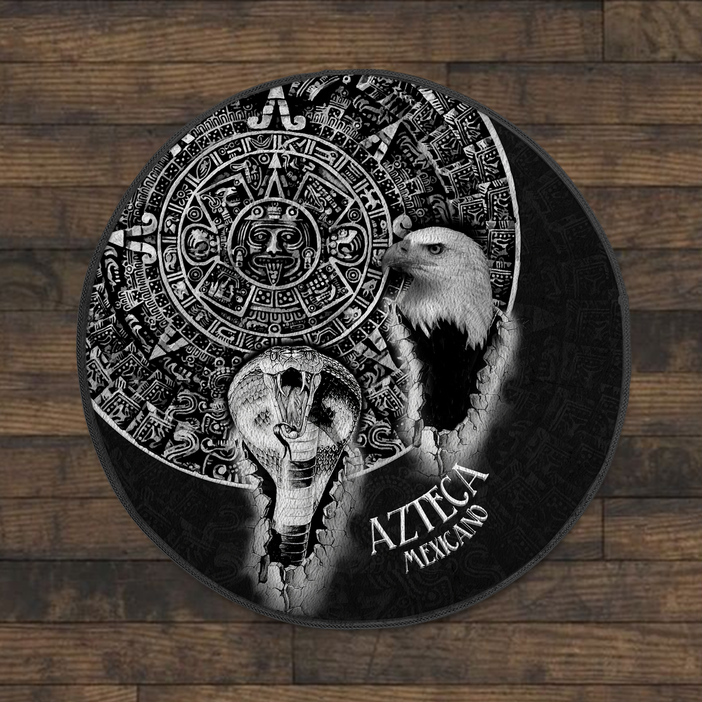 Aztec Mexico Circle Rug