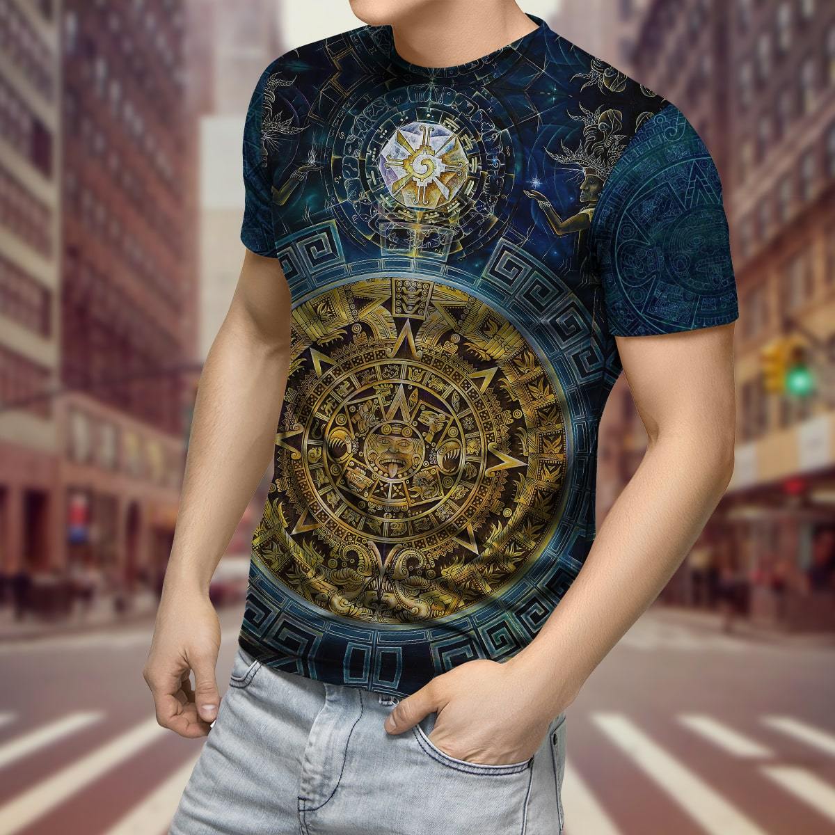 Aztec Mexican Combo T-shirt and Short 3D All Over Printed