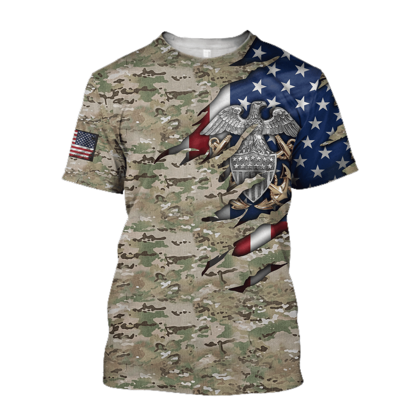 Army 3D All Over Printed Unisex Shirts