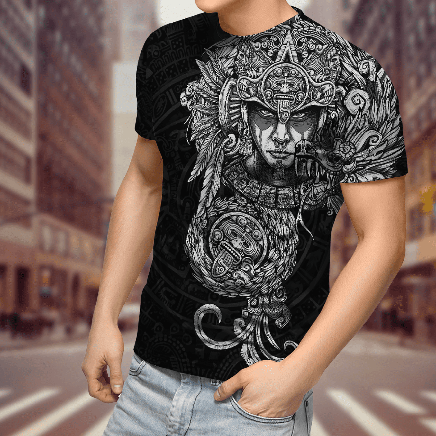 Aztec Mexican 3D All Over Printed Unisex Shirts DQB12072102