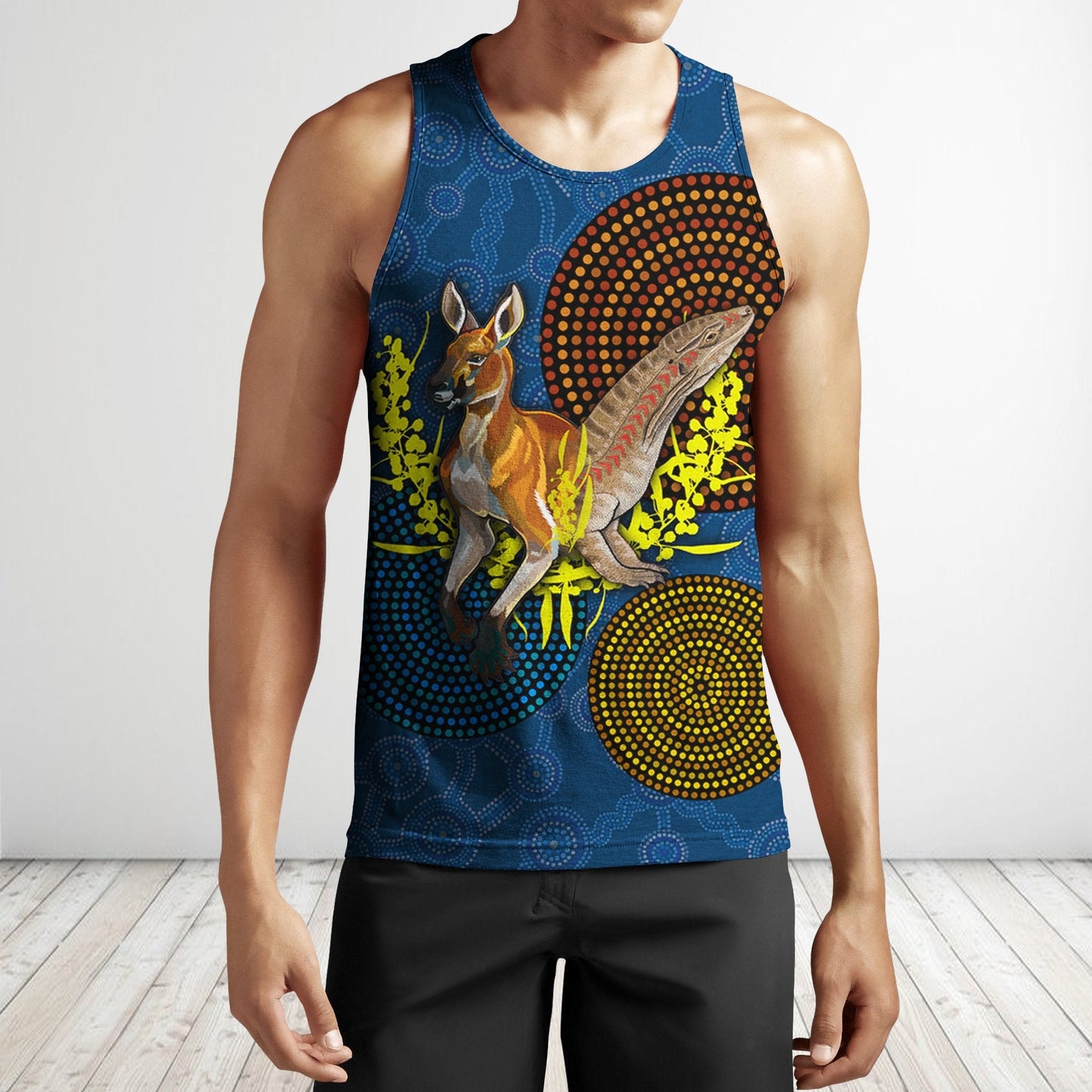 We are one Koori and Australia all over shirt for men and women blue TR030402 - Amaze Style™-Apparel