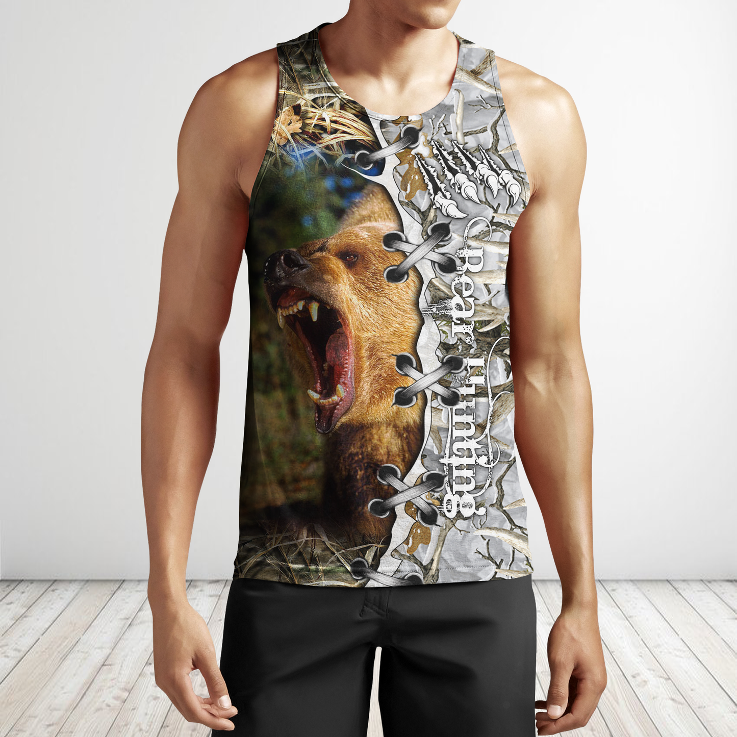 BEAR HUNTING CAMO 3D ALL OVER PRINTED SHIRTS FOR MEN AND WOMEN Pi061201 PL - Amaze Style™-Apparel