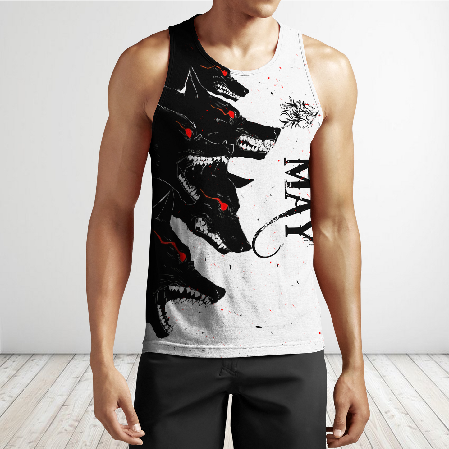 The Dark Wolf May 3D All Over Printed Unisex Deluxe Hoodie ML