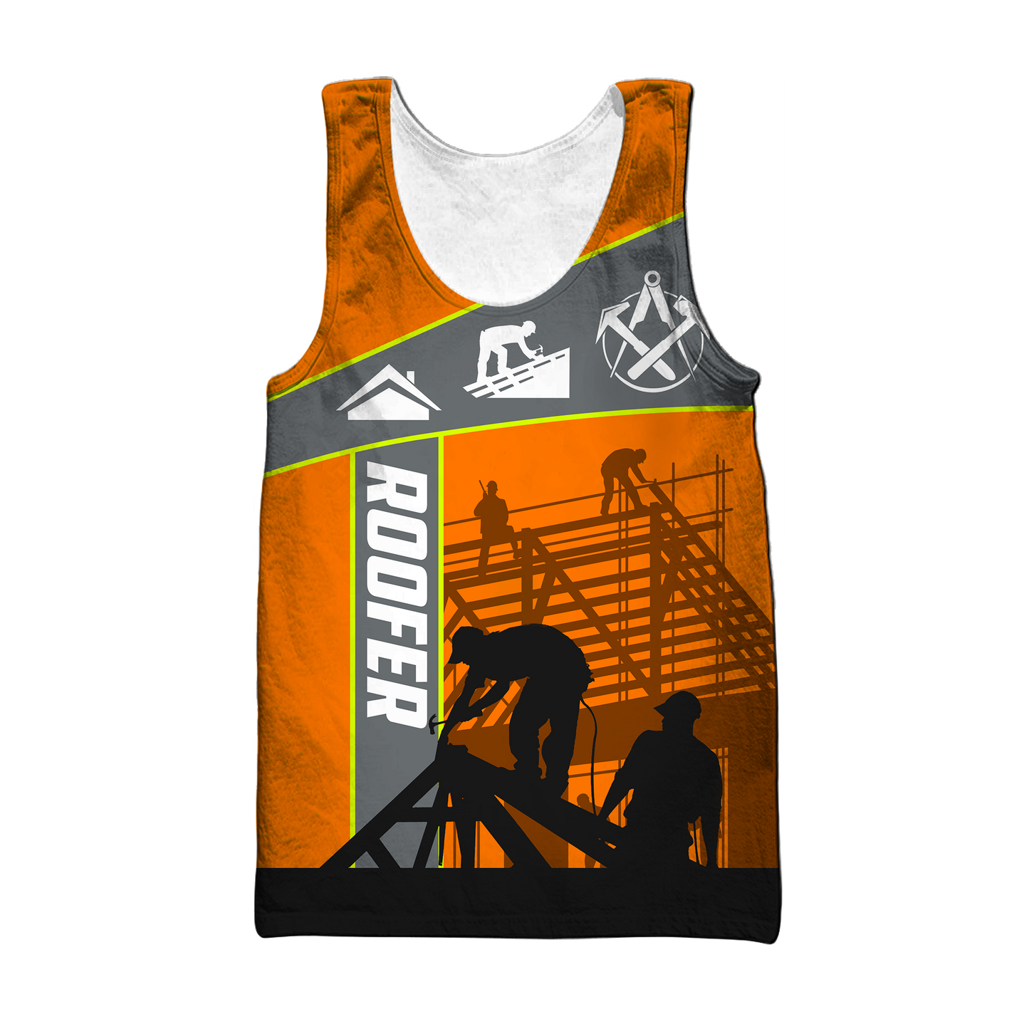 The Roofer Man 3D All Over Printed Shirts For Men