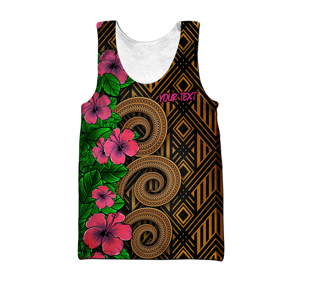 Amazing Polynesian Tribal Pattern Customize 3D All Over Printed Unisex Hoodie