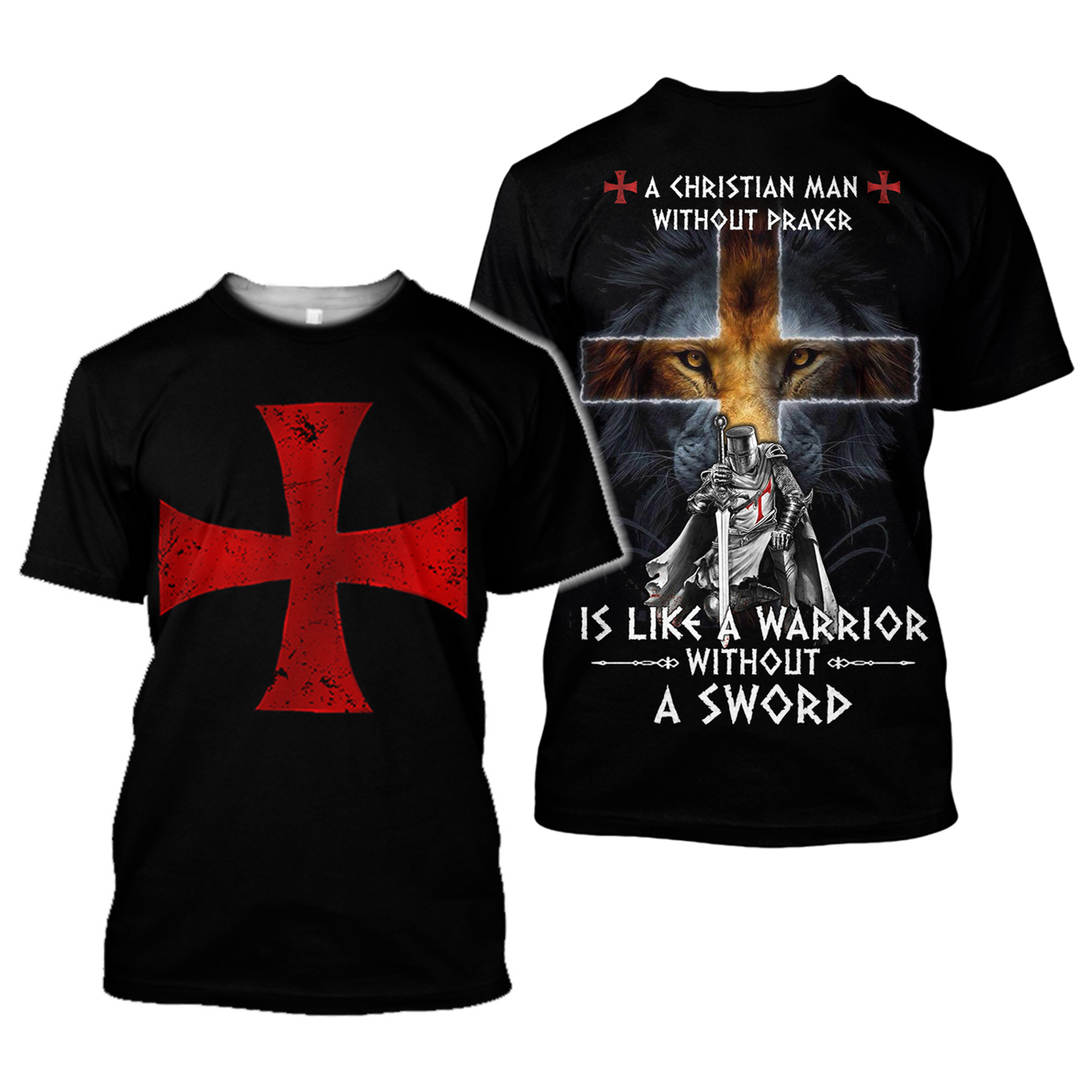 3D All Over Printed A Christian Man Shirts - Amaze Style™-Apparel