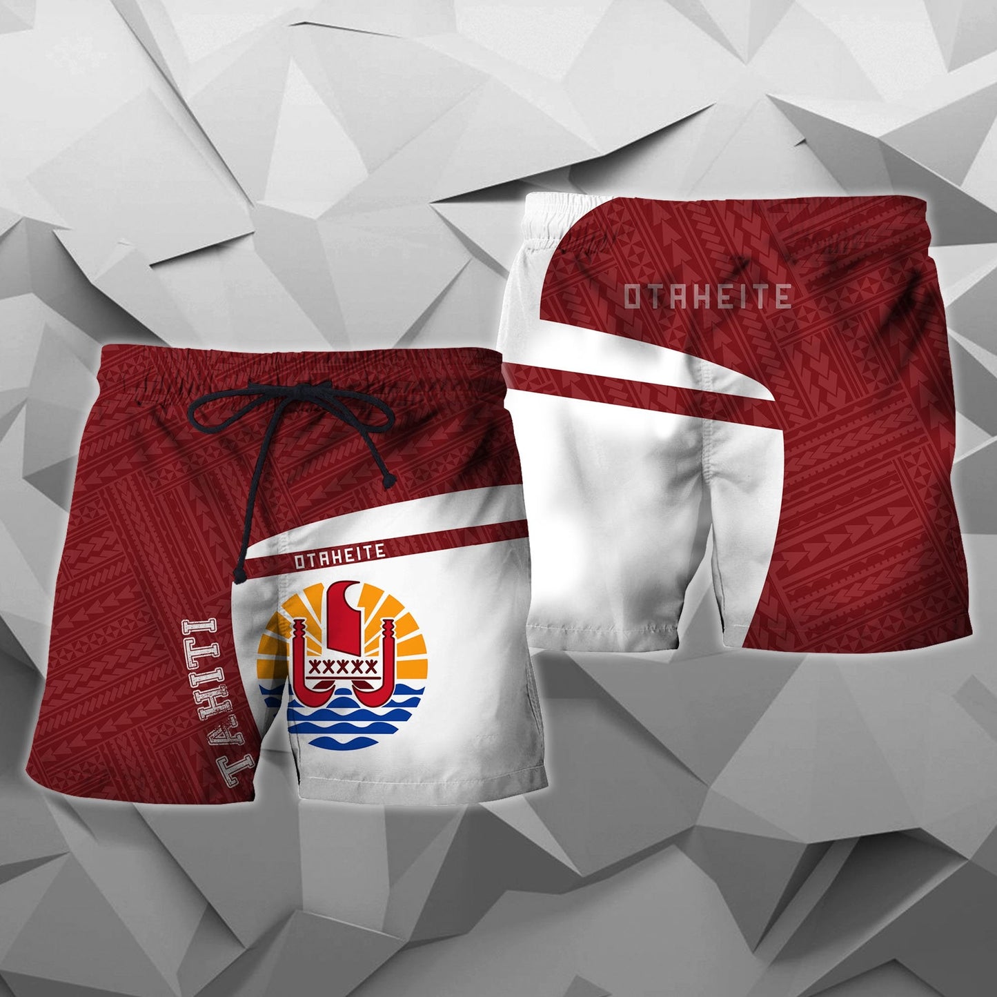 Tahiti French Polynesia Zip-up Hoodie - Premium Style J1 - Amaze Style™-Apparel