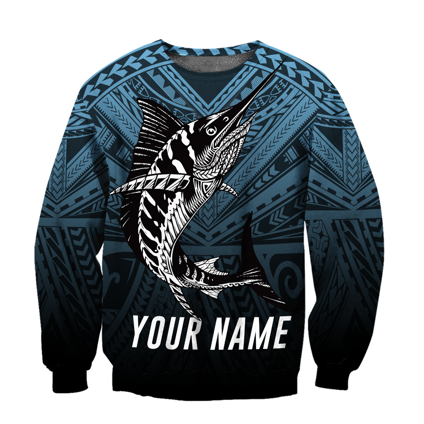 Amazing Polynesian Mahi Mahi Go Fishing Unisex Personalized Deluxe Hoodie ML