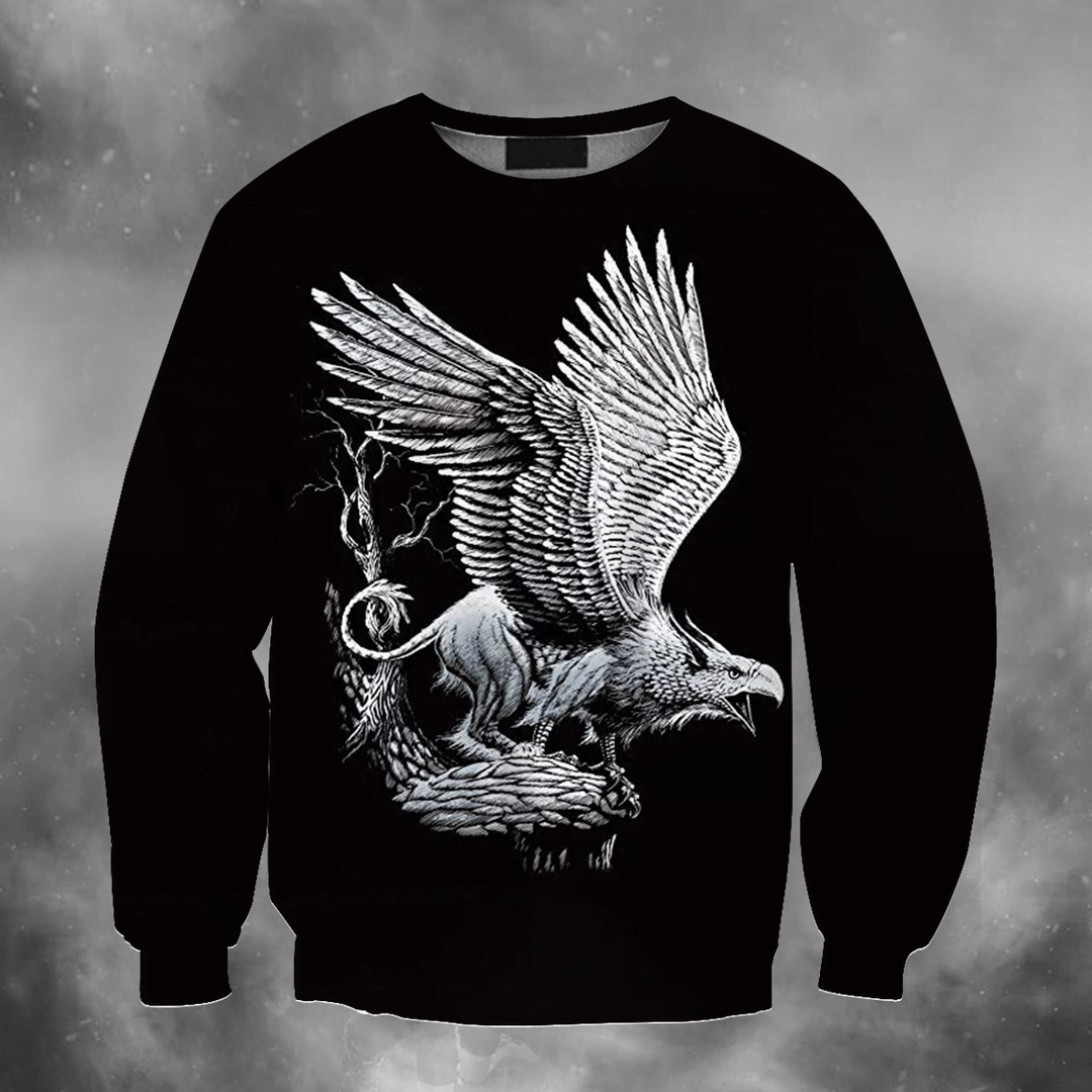 3D All Over Print White Eagle HC1801 - Amaze Style™-Apparel