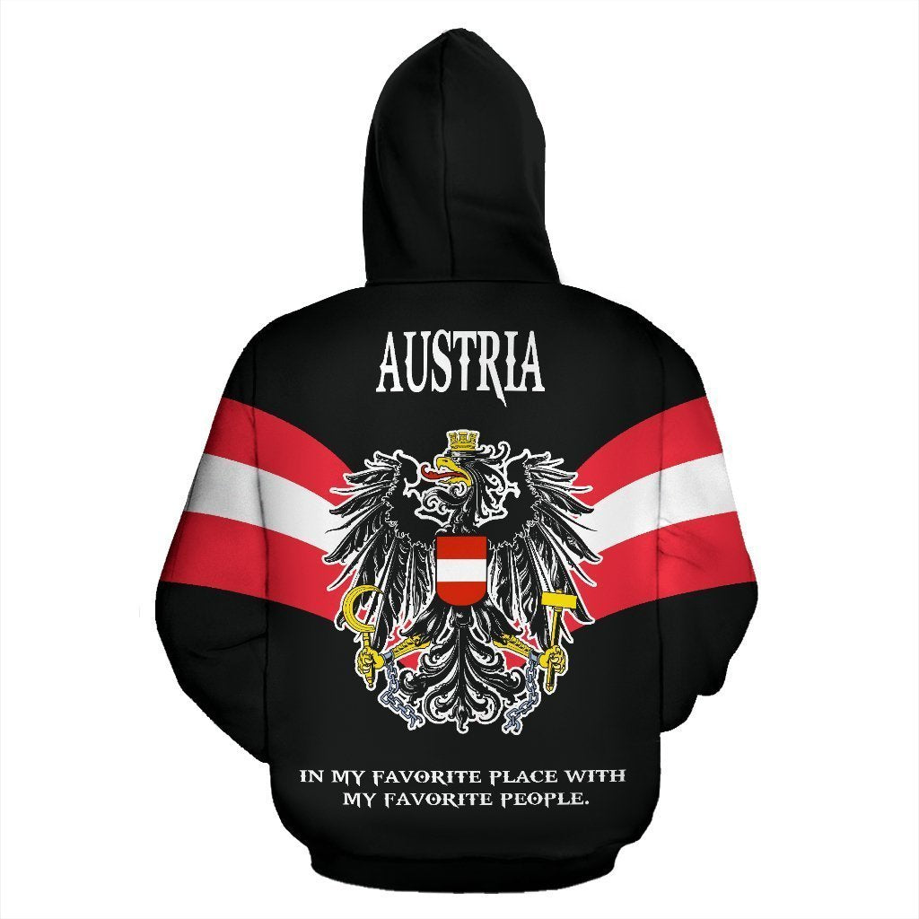 Wings of Austria Hoodie AF-NVD1042 - Amaze Style™-Apparel