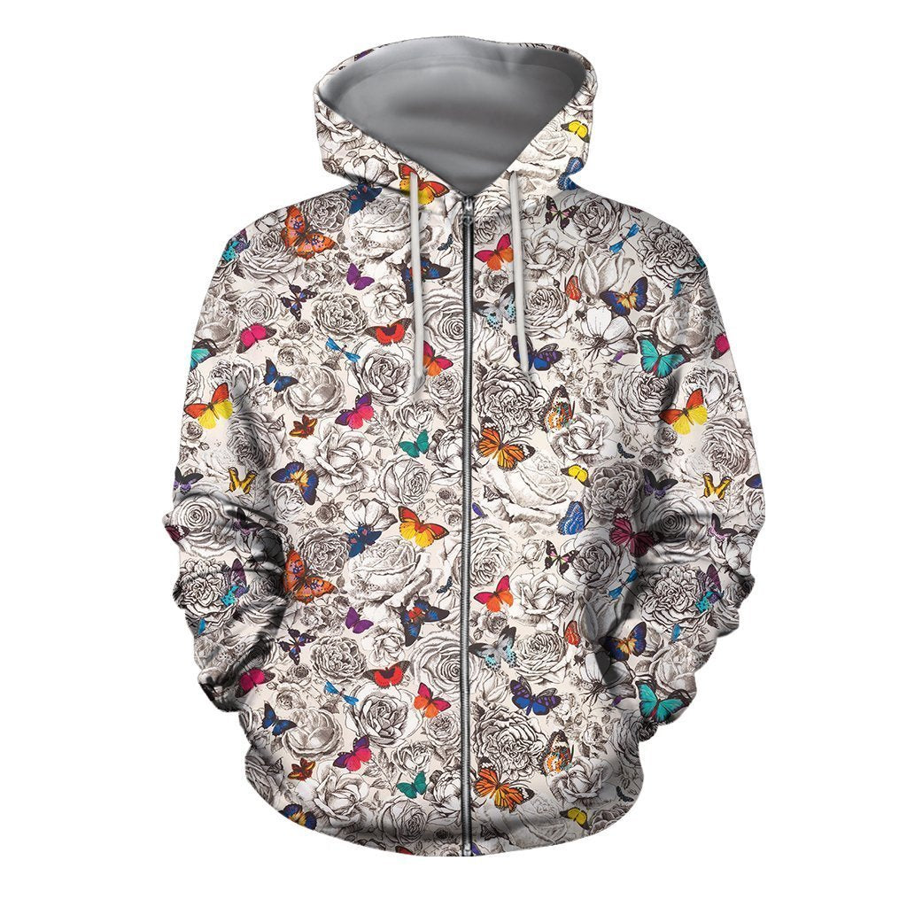3D All Over Print Butterfly Art Hoodie - Amaze Style™-Apparel