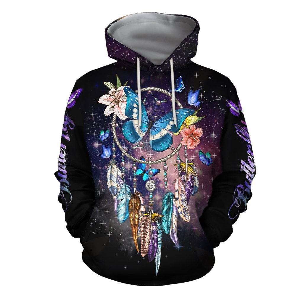 3D All Over Print Dreamcatcher Butterfly Art Hoodies - Amaze Style™-Apparel