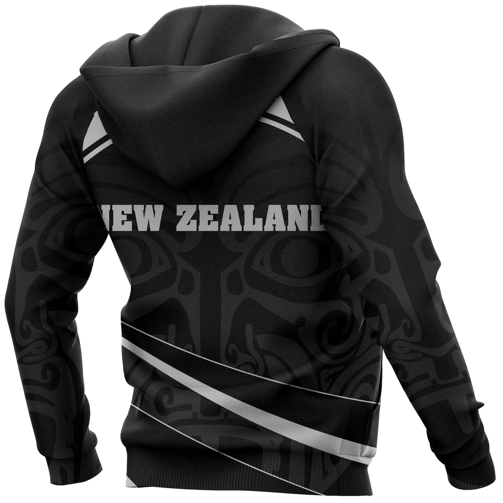 Aotearoa Silver Fern Zipper Hoodie PL208 - Amaze Style™-Apparel