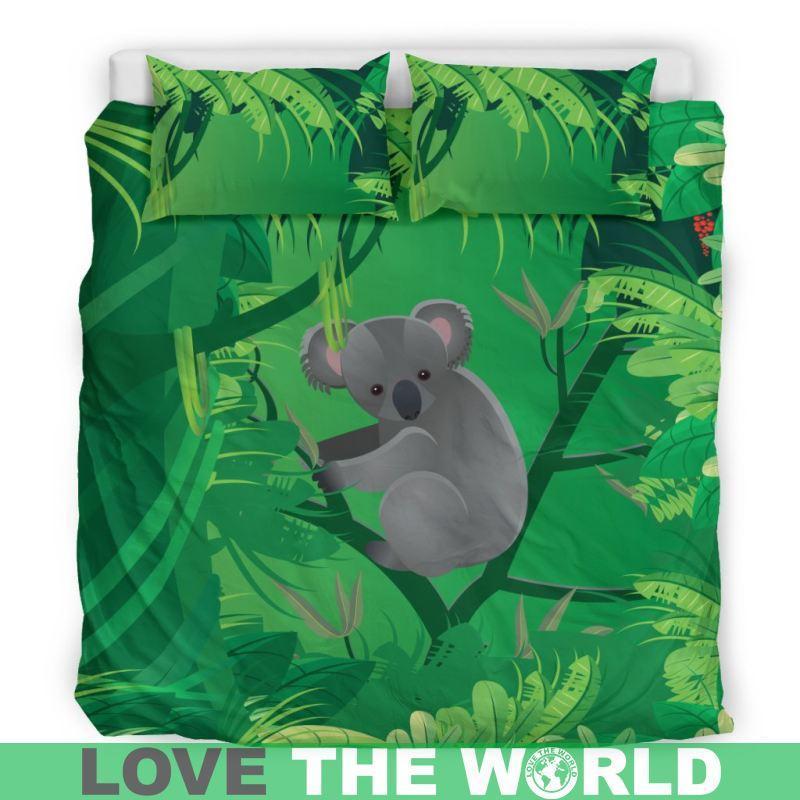 Australia Koala On The Jungle 02 Bedding Set K5 - Amaze Style™-BEDDING SETS