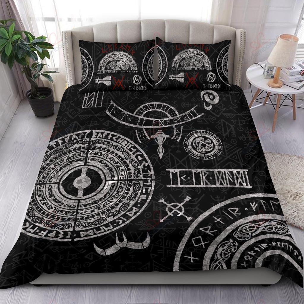 Viking Baldur Norse Mythology Tattoo Bedding Set