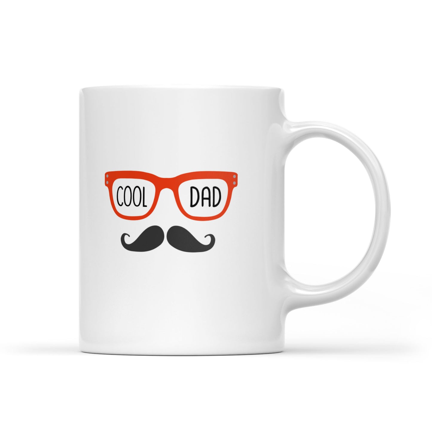 Best Gift For Dad White Mug Super Cool Papa