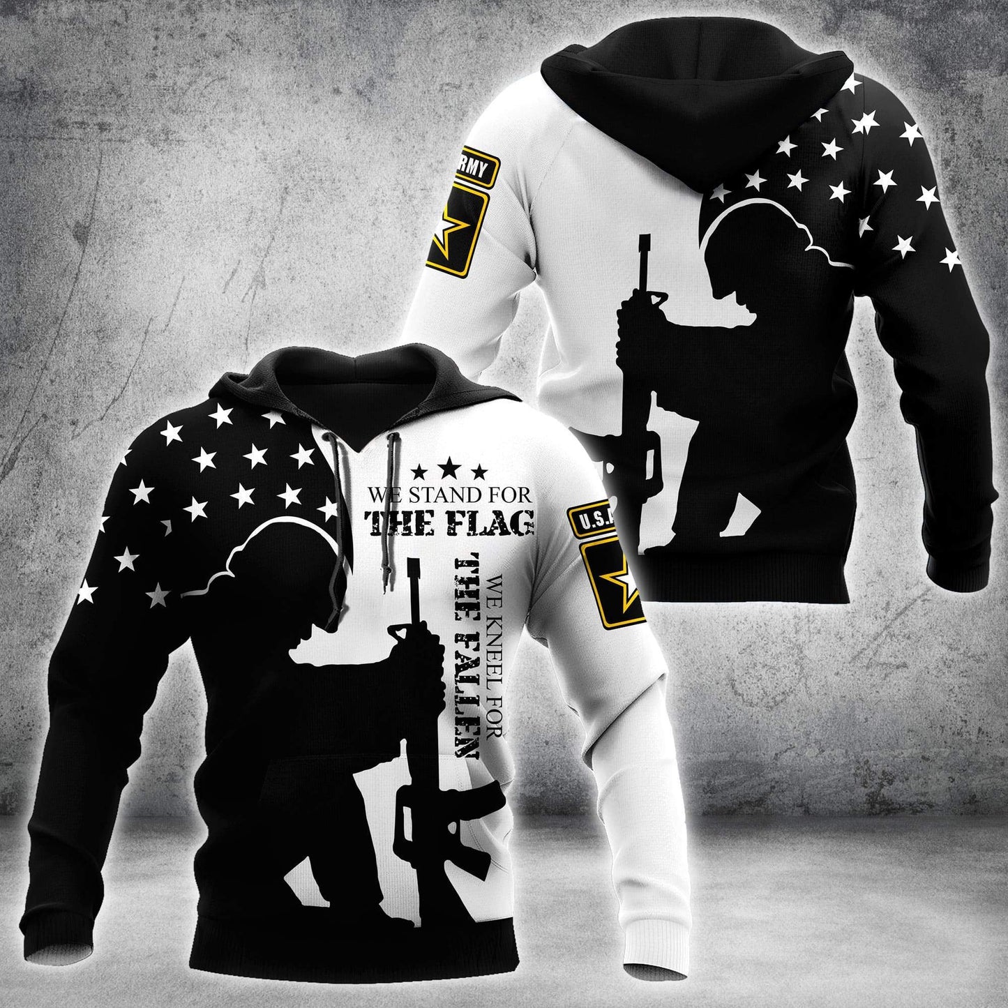 We Stand For The Flag - US Army 3D All Over Printed Shirts