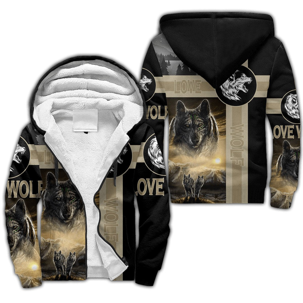 Wolf Native American 3D All Over Printed Unisex Shirts