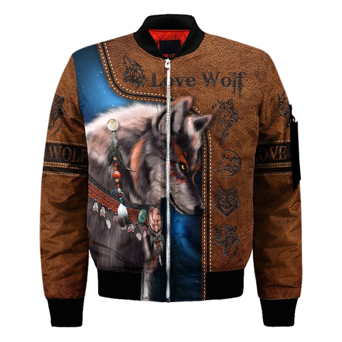 Wolf 3D All Over Printed Unisex Shirt