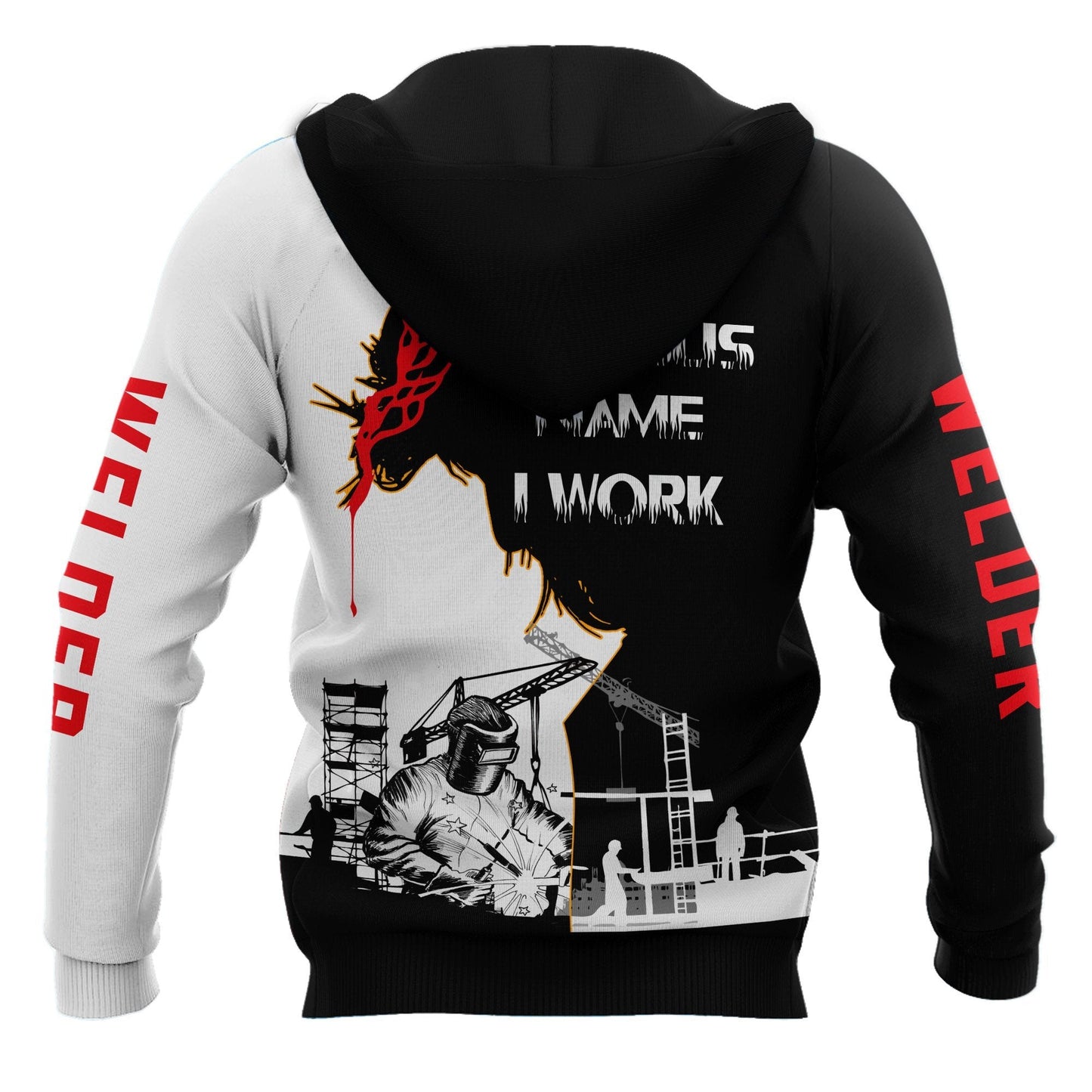 Welder In Jesus Name I Work Unisex All Over Printed Shirts MEI