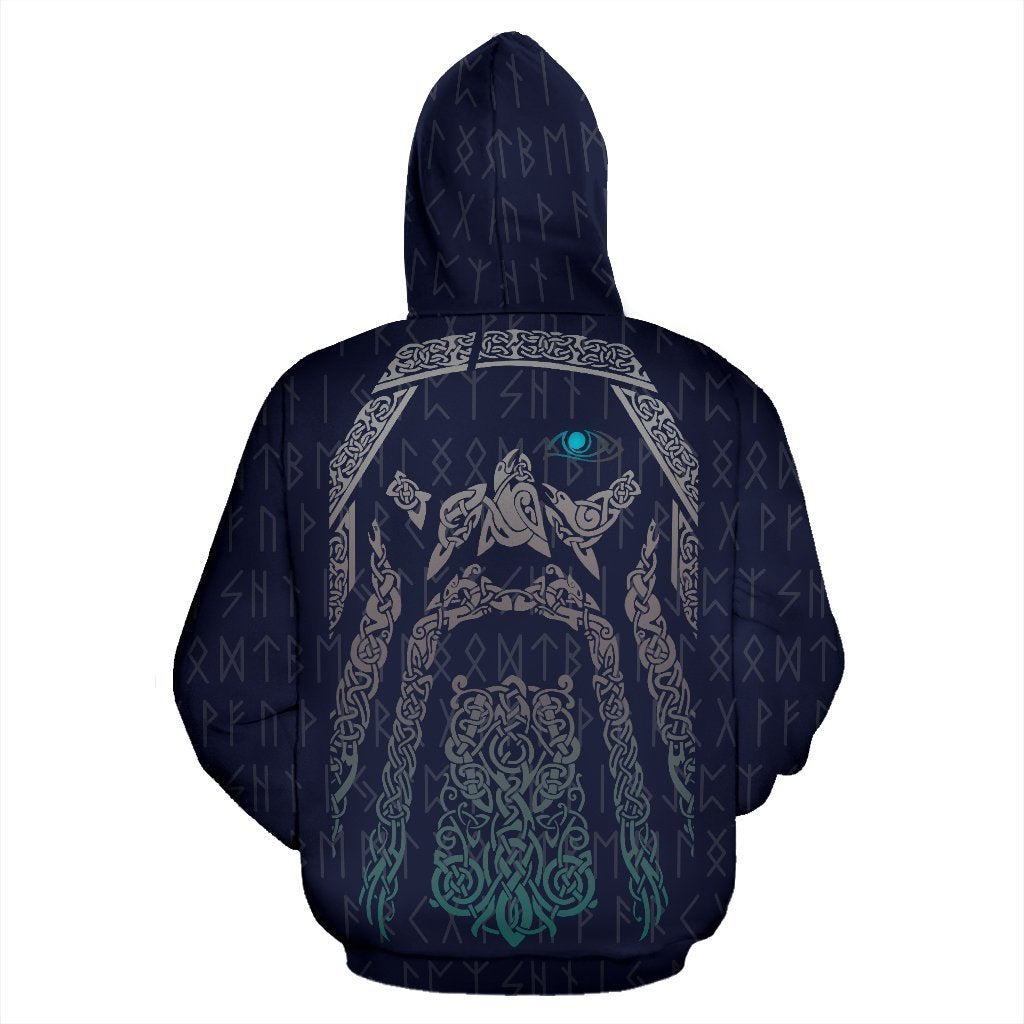 Viking Hoodie - Odin & Fenrir™ Hoodie - Amaze Style™-ALL OVER PRINT HOODIES (P)