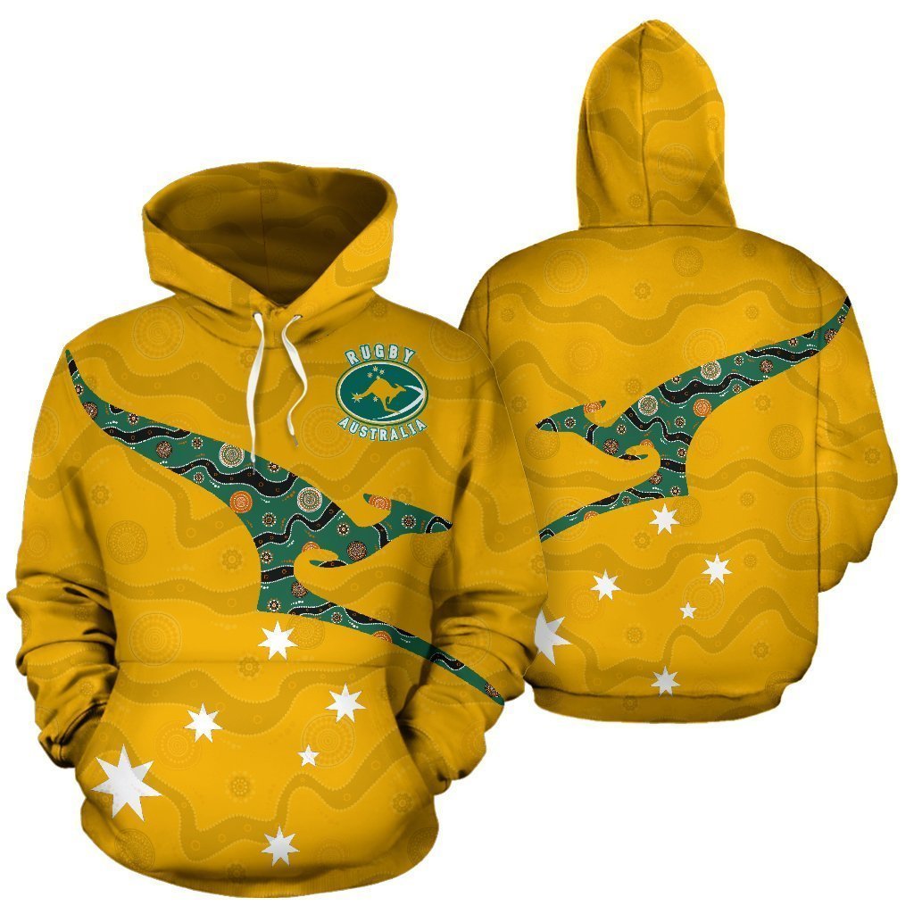 Australia Rugby Kangaroo Hoodie -NNK1485 - Amaze Style™-Apparel