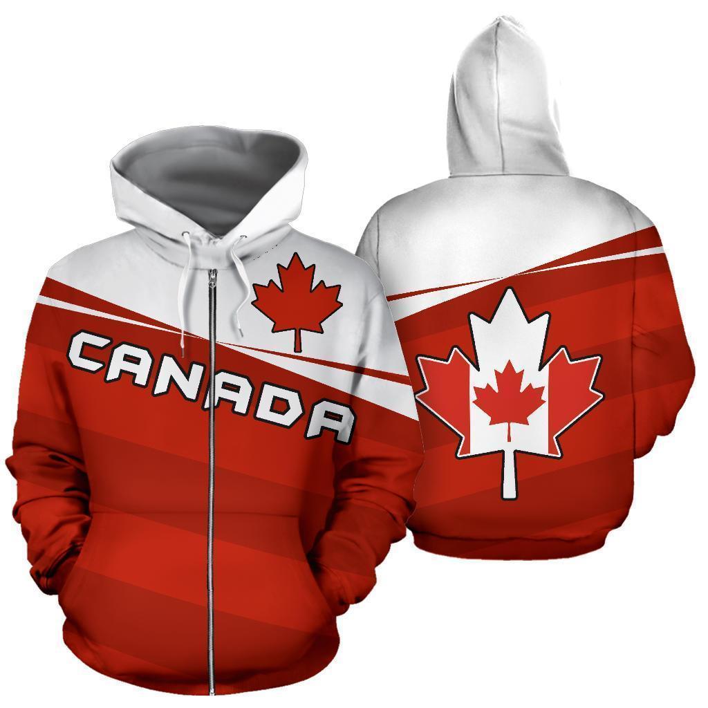 Canada Maple Leaf Hoodie - Vivian Style PL - Amaze Style™-Apparel