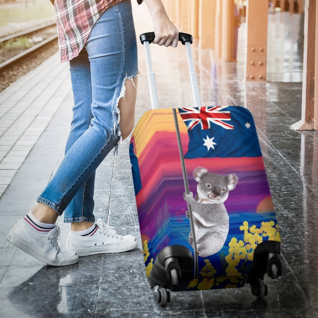 AUSTRALIA CLIMBING KOALA LUGGAGE COVER K5 - Amaze Style™-LUGGAGE COVERS