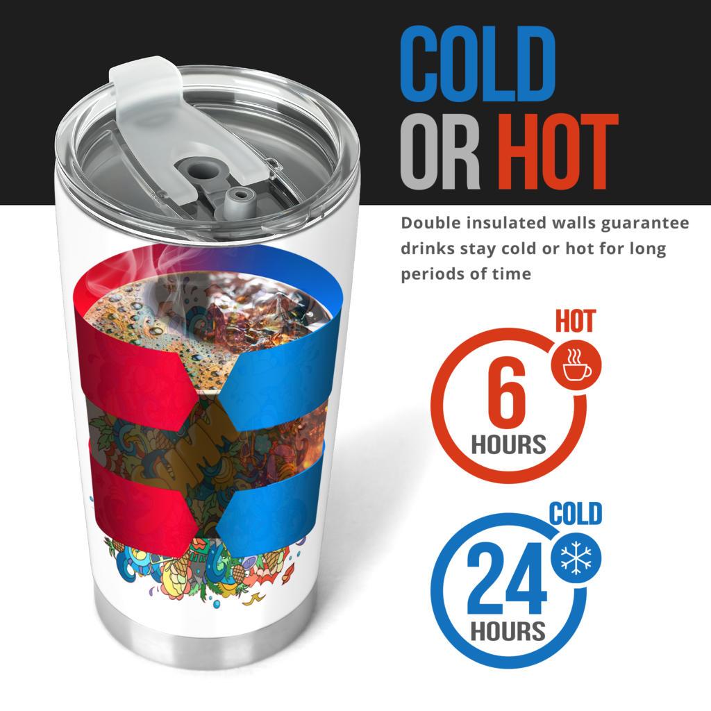 Summer - Bianco -Amaze Style™-Tumbler - Summer - Bianco -20oz Large-Vibe Cosy™