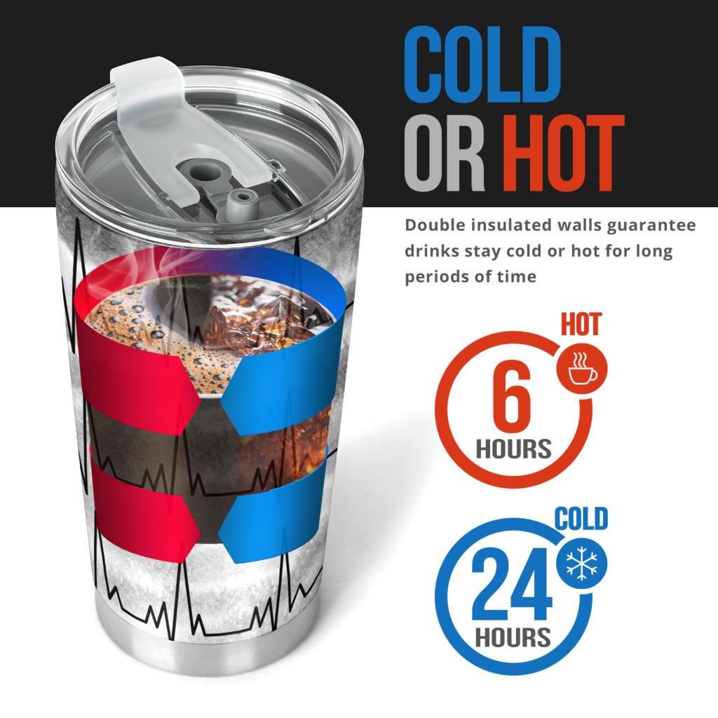 Tumbler Heartbeat-Amaze Style™-Tumbler - Tumbler Heartbeat-20oz Large-Vibe Cosy™