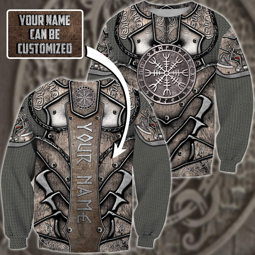 Vegvisir Viking Custom Name